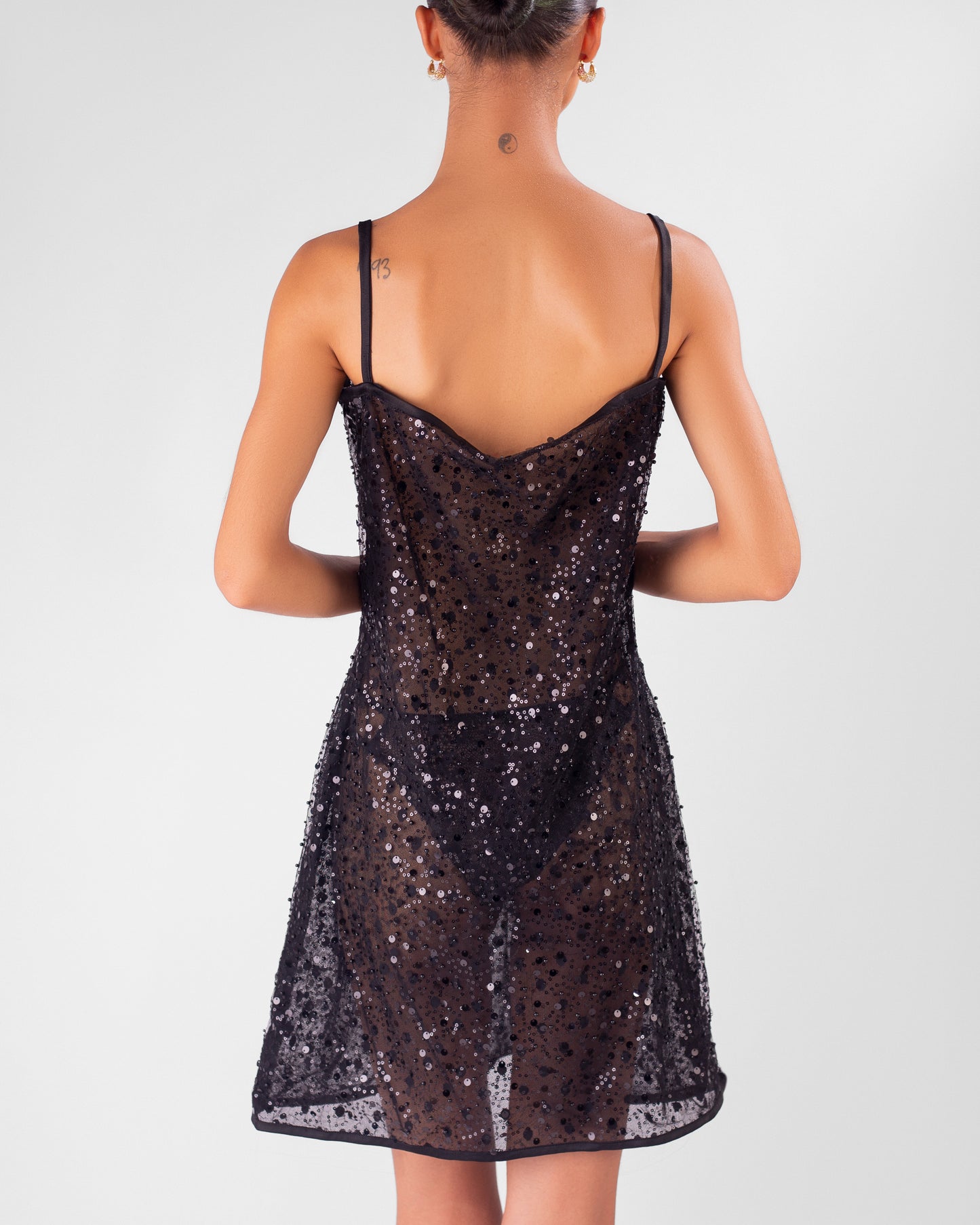 Sheer Sequin Dress [Pre-order]